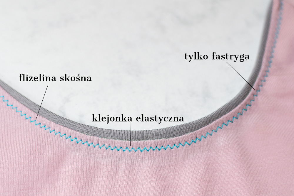 szycie dzianin bez overlocka